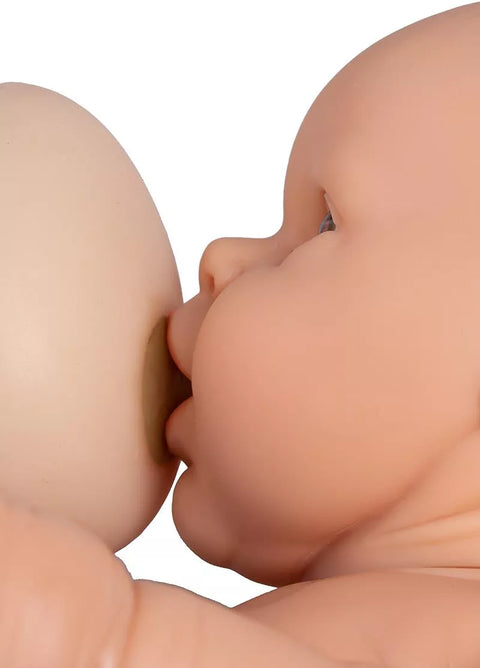 Bebeluș pentru antrenament părinți, femeie, culoare piele deschisă, 2,4 kg