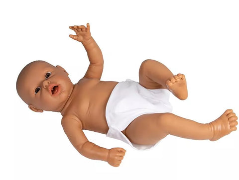 Bebeluș pentru exerciții de părinți, bărbat, culoare piele medie, 2,4 kg