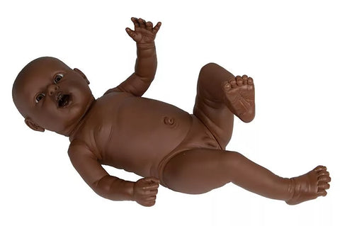 Bebeluș pentru antrenament părinți, bărbat, culoare piele inchisă, 2,4 kg