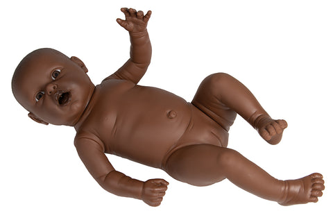 Bebeluș pentru antrenament părinți, femeie, culoare piele închisă, 2,4 kg