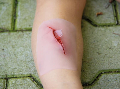 Moulage rână "tăiere cu fragment de sticlă"