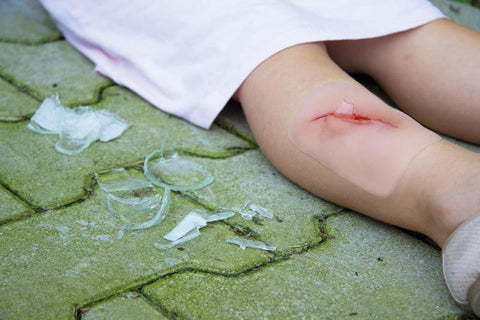 Moulage rână "tăiere cu fragment de sticlă"