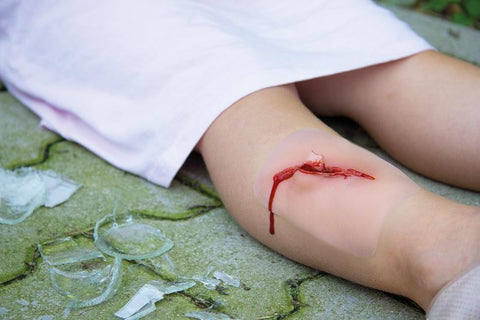 Moulage rână "tăiere cu fragment de sticlă"