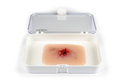 Moulage rană gaură de ieșire glonț