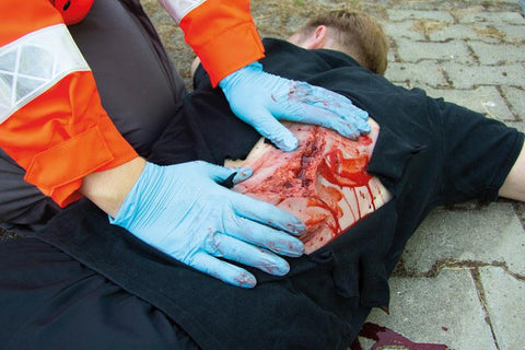 Moulage lacerație, mare cu funcție de sângerare