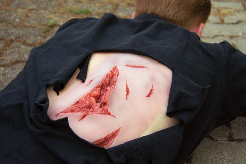 Moulage lacerație, mare cu funcție de sângerare