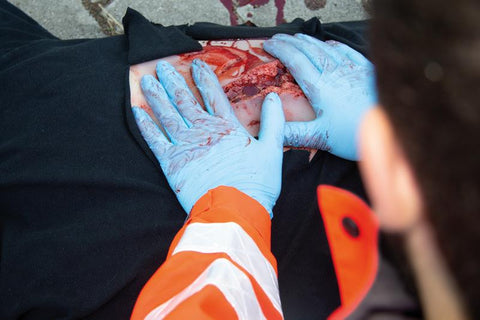 Moulage lacerație, mare cu funcție de sângerare