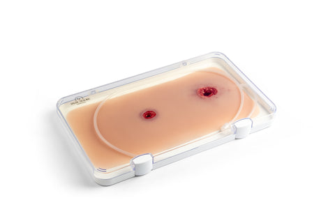 Moulage rană glonț, braț cu funcție de sângerare