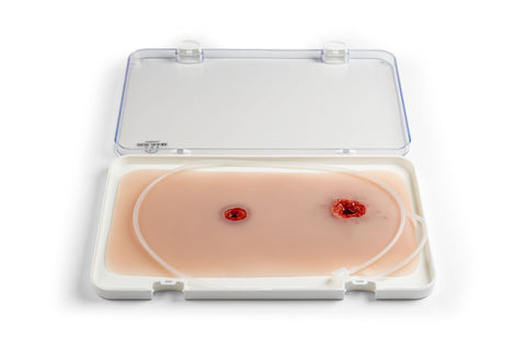 Moulage rană glonț, braț cu funcție de sângerare