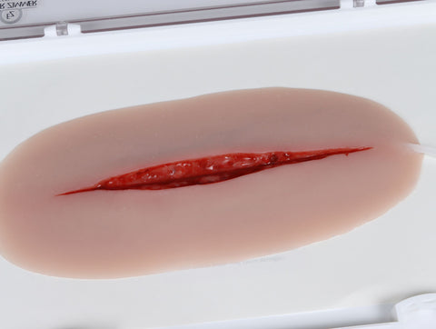 Wound moulage Suicide attempt