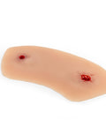 Moulage rană din armă de foc la articulația gleznei