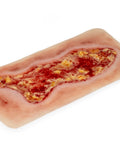 Rană simulator ulcer venous la picior, mare, faza de exudare