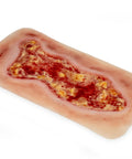 Rană simulator ulcer venous la picior, mare, faza de exudare