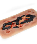Rană simulator ulcer arterial la picior, mare, faza de exudare