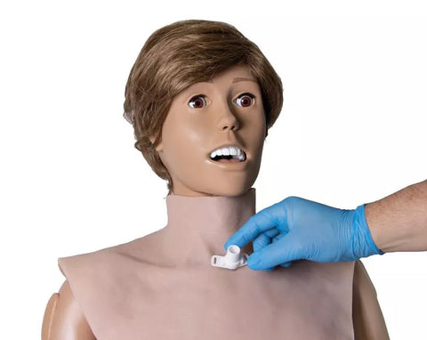 Guler simulat "traheostomie"