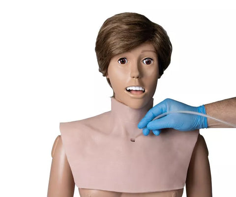 Guler simulat "traheostomie"
