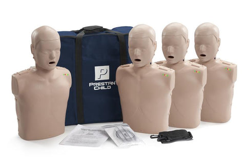 Manechin RCP copil Prestan cu monitor, pachet de 4