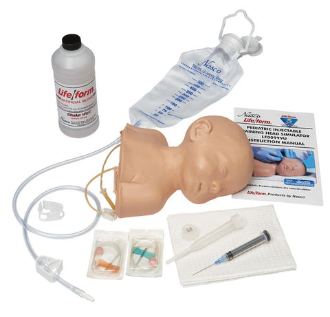 Cap pediatric - simulator de injecție