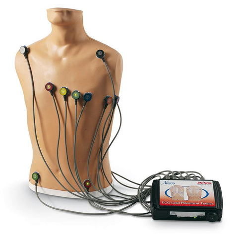 Simulator de plasare a electrozilor ECG cu 15 derivații