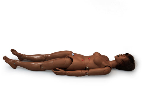 Simulator pentru îngrijirea pacientului Susie Simon® (fără stomie), piele închisă la culoare