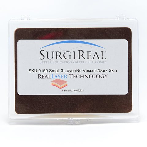 Tampon de sutură RealLayer 3 straturi fără vase, piele închisă