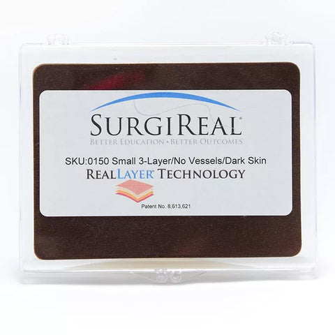 Tampon Sutură RealLayer 3 Straturi fără Vase Piele Închisă