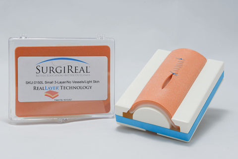 Tampon de sutură RealLayer 3 straturi fără vase, piele deschisă