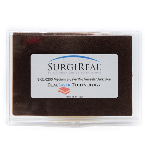 Pad de sutură RealSuture 3-straturi, mediu, piele închisă