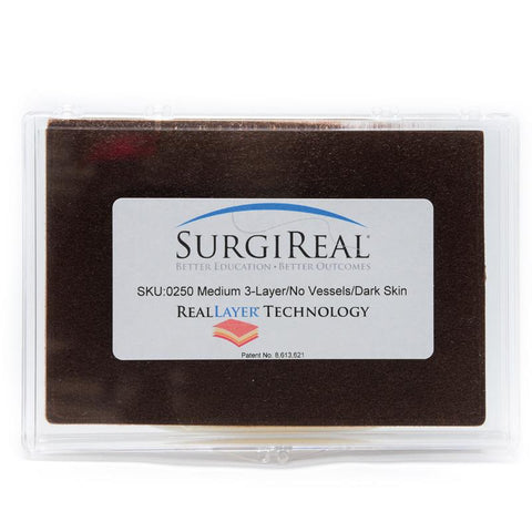 Pad de sutură RealSuture 3-straturi, mediu, piele închisă