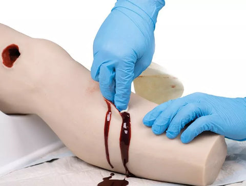 Simulator de picioare pentru antrenament traumatologic